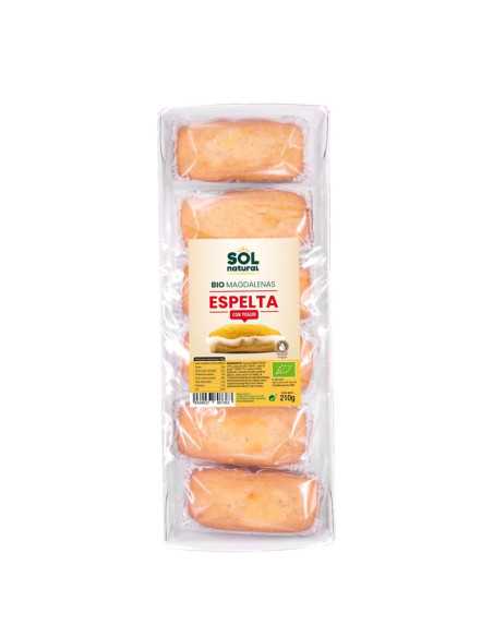 Magdalenas de Espelta con Yogur bio 210g Sol Natural Magdalenas de Espelta con Yogur bio 210g Sol Natural